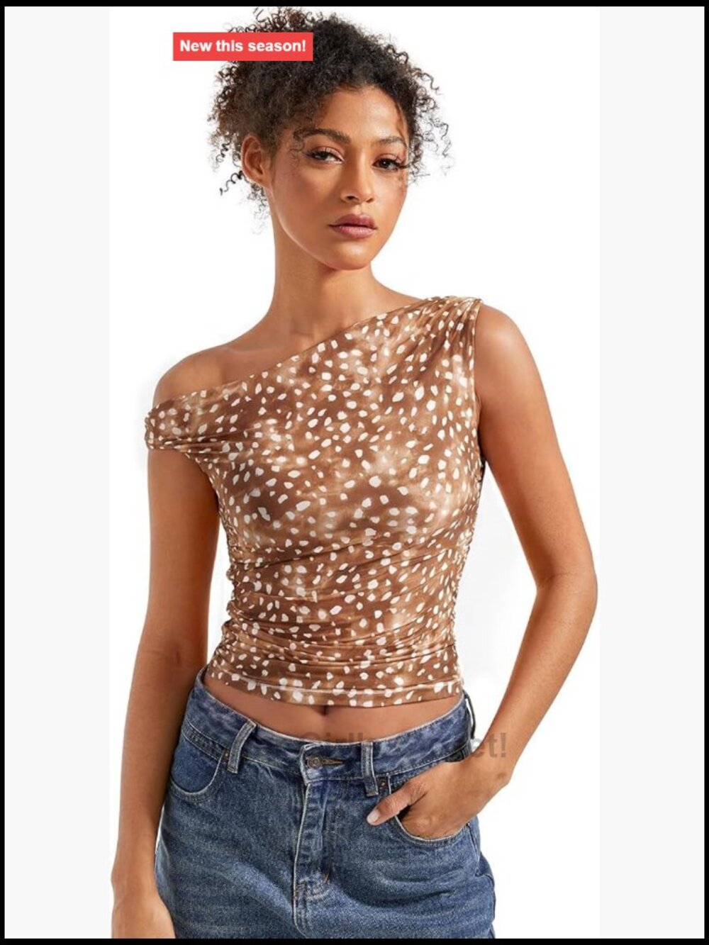 Off Shoulder Fitted Sleeveless Crop Top Y2K Going Out Summer Tank